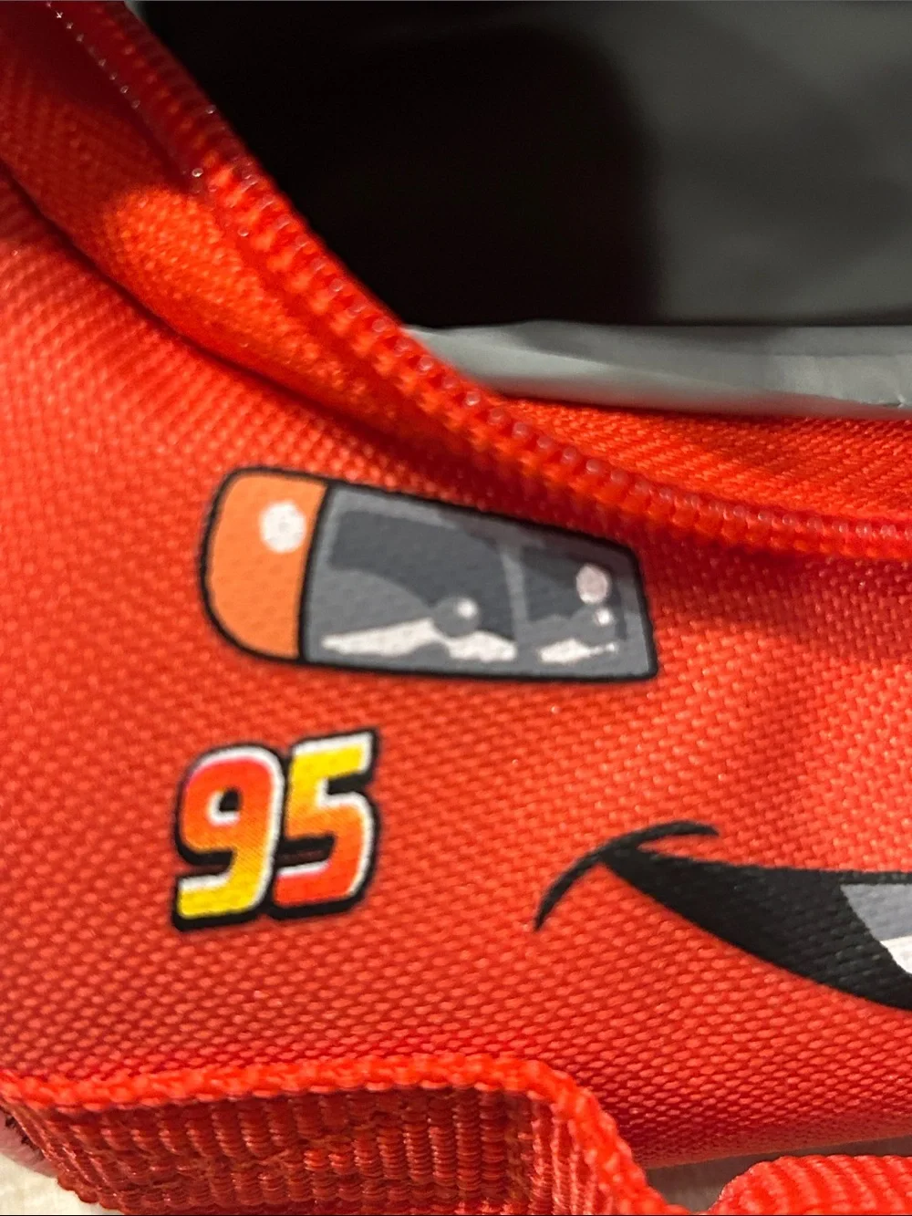Disney Pixar Cars 3 Lightning McQueen 95 Rusteze Red Lunch Box Bag NWT